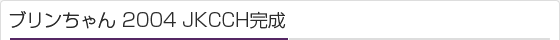 POPOちゃん 2004 JKCCH完成